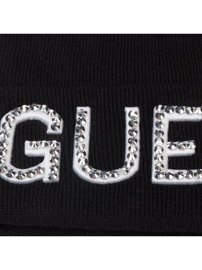 Guess Mütze Guess Not Coordina Ted Hats AW8241 WOL01 Schwarz