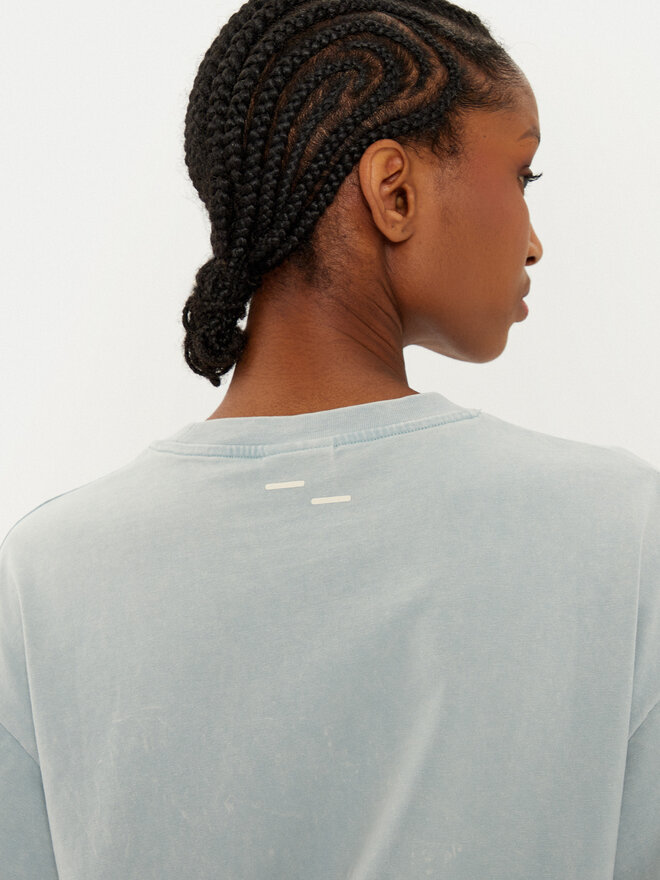 Filling Pieces Filling Pieces Póló Unisex 7441378 Zöld Boxy Fit