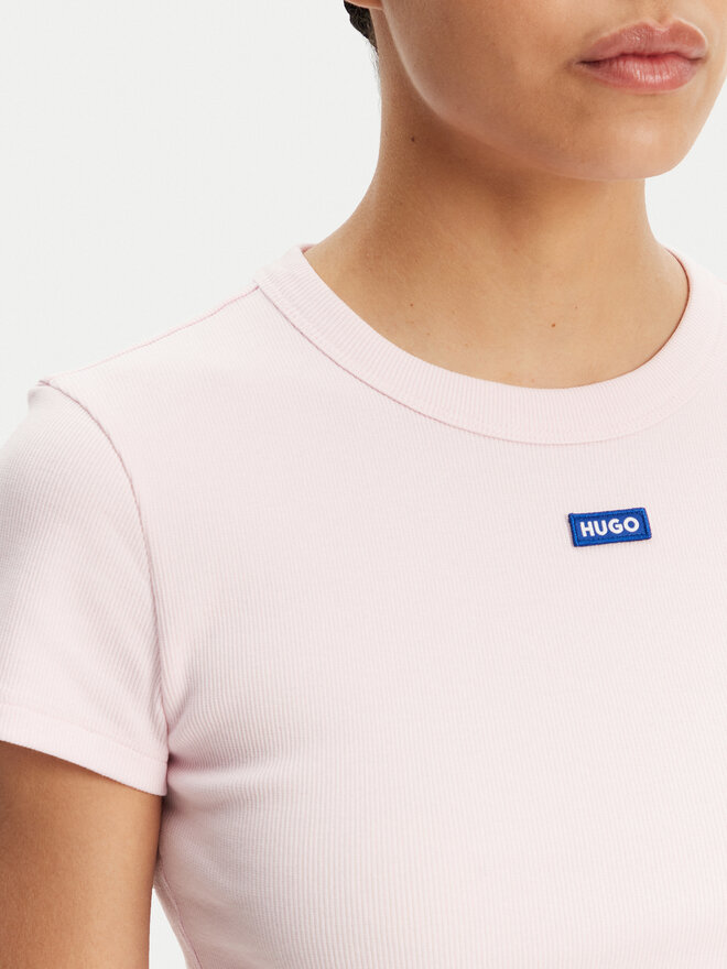 HUGO HUGO Marškinėliai Baby 50510749 Rožinė Slim Fit