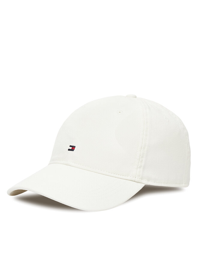 Tommy Hilfiger Καπέλο Jockey Tommy Hilfiger Flag Soft 6 Panel AM0AM13426 Λευκό