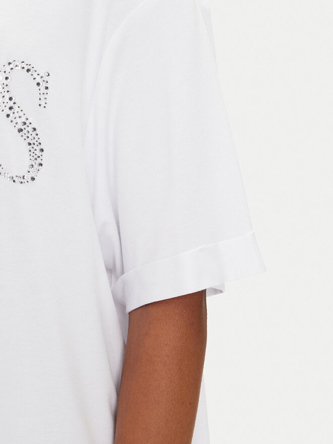 Guess Guess T-Shirt E5GI07 K68D2 Λευκό Regular Fit