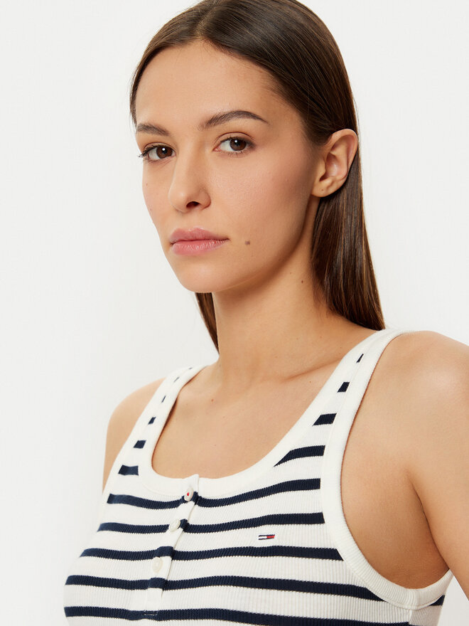Tommy Jeans Tommy Jeans Top DW0DW19492 Bunt Slim Fit