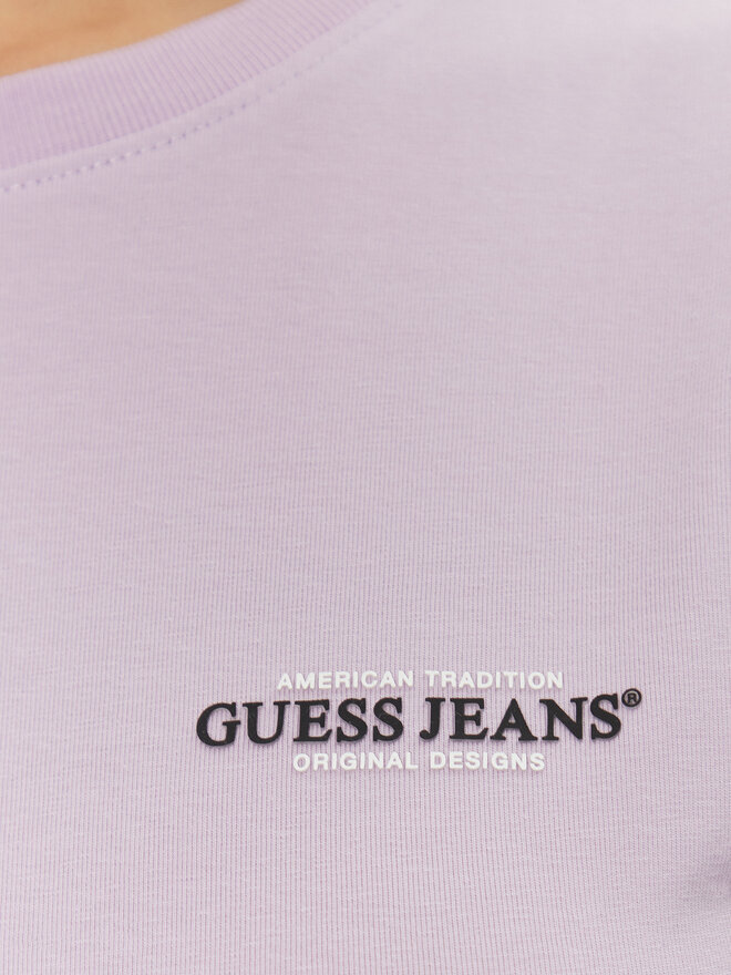 Guess Jeans Guess Jeans Camiseta W4YI02 J1314 Violeta Slim Fit