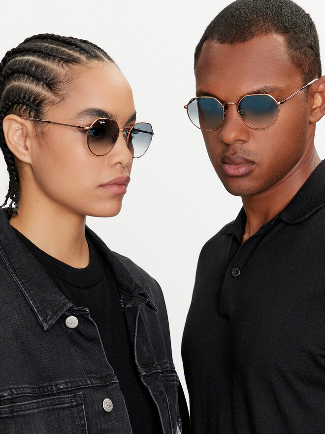 Ray-Ban Okulary przeciwsłoneczne Ray-Ban Jack 0RB3565 92023F Złoty