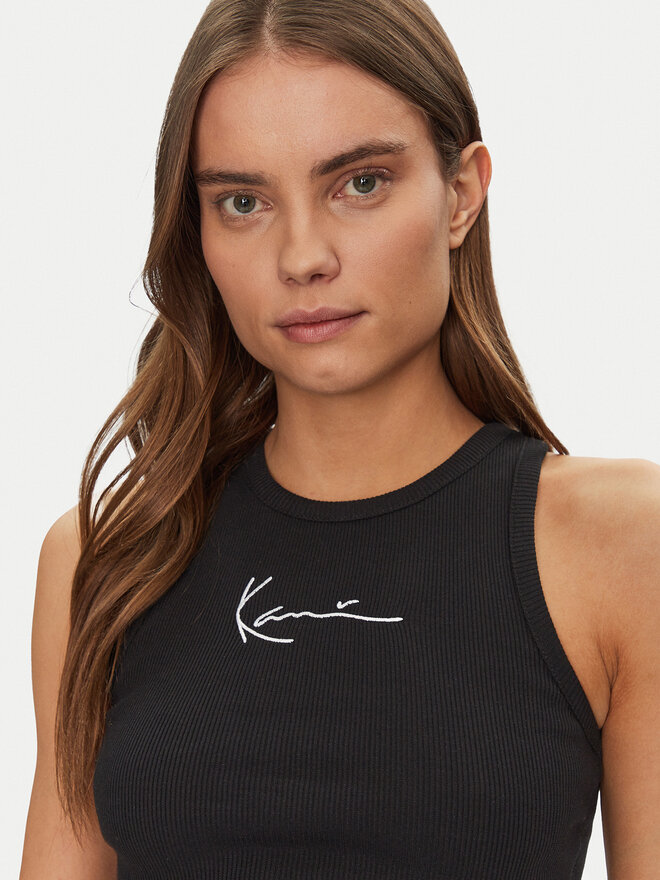 Karl Kani Karl Kani Τοπ 6131303 Μαύρο Cropped Fit