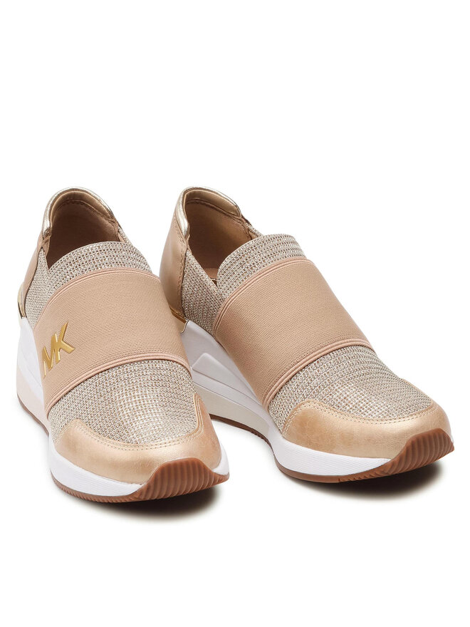 Michael kors felix trainer gold hot sale