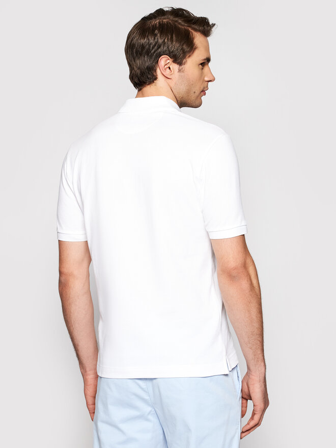 La Martina La Martina Poloshirt BPMP01 PK031 Weiß Regular Fit
