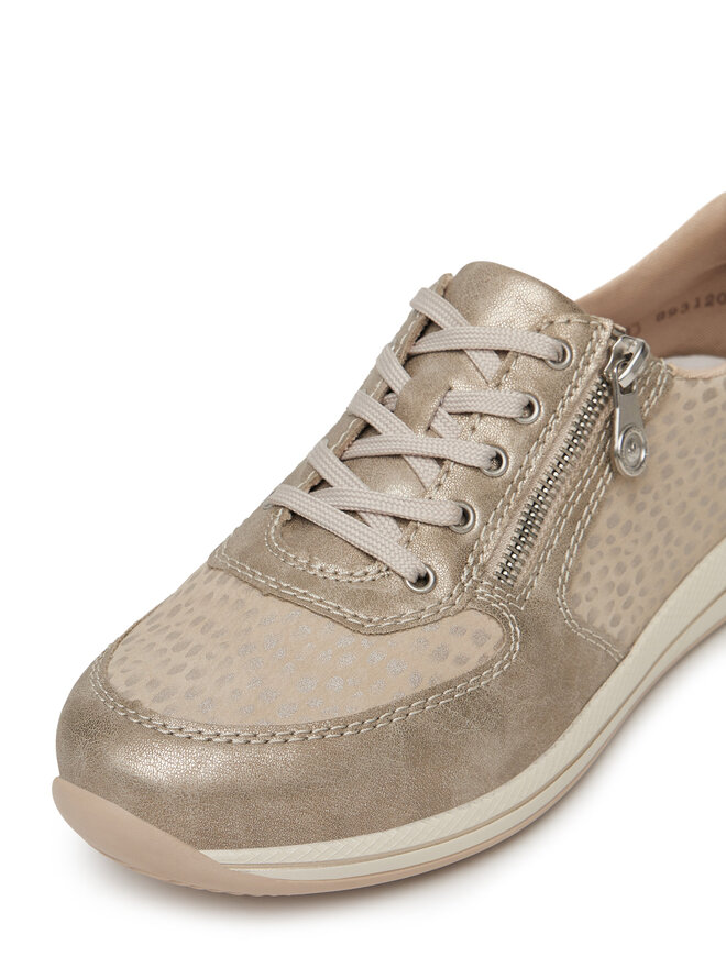 Rieker Sneakersy Rieker N1112-60 Złoty