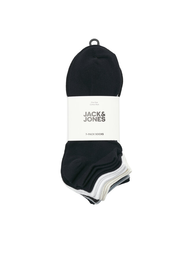 Jack&Jones 7 pár alacsony férfi zokni Jack&Jones Eugene 12277652 Színes