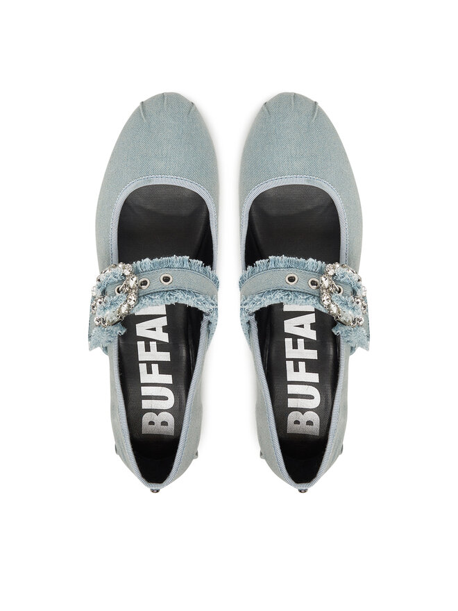 Buffalo Baleriny Buffalo Daphne Glam 1620028 Niebieski