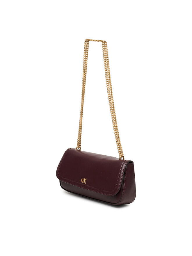Calvin Klein Geantă Calvin Klein Ck Convertible Chain Small Bag LV04F3172G Vișiniu