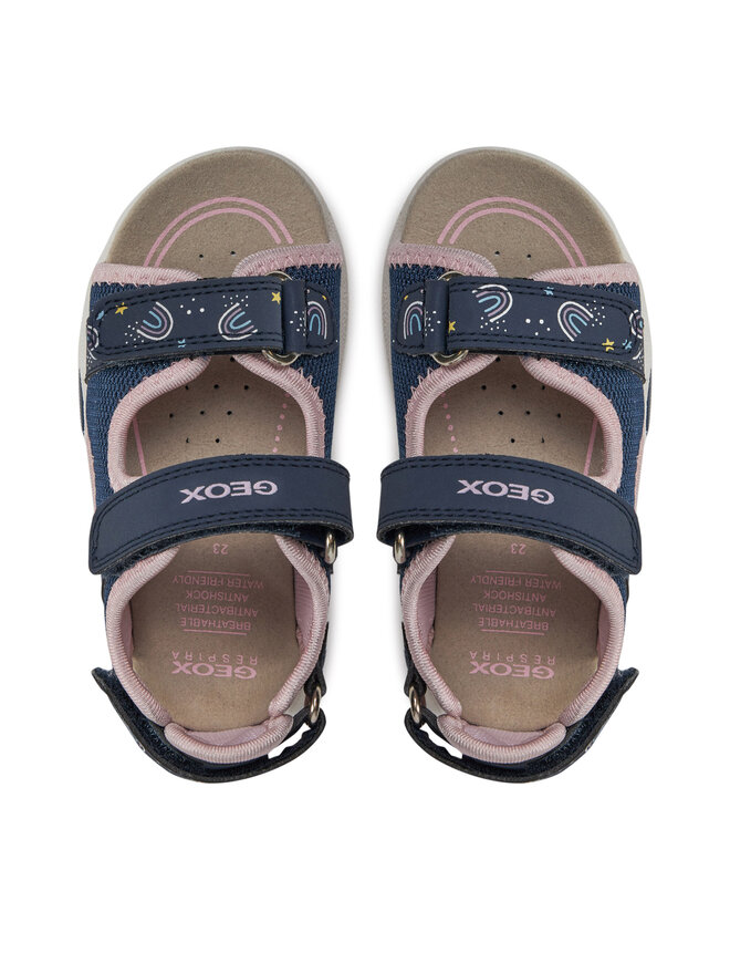 Geox Sandale Geox B Sandal Multy Girl B450DA 0ASCE CF48T M Tamnoplava