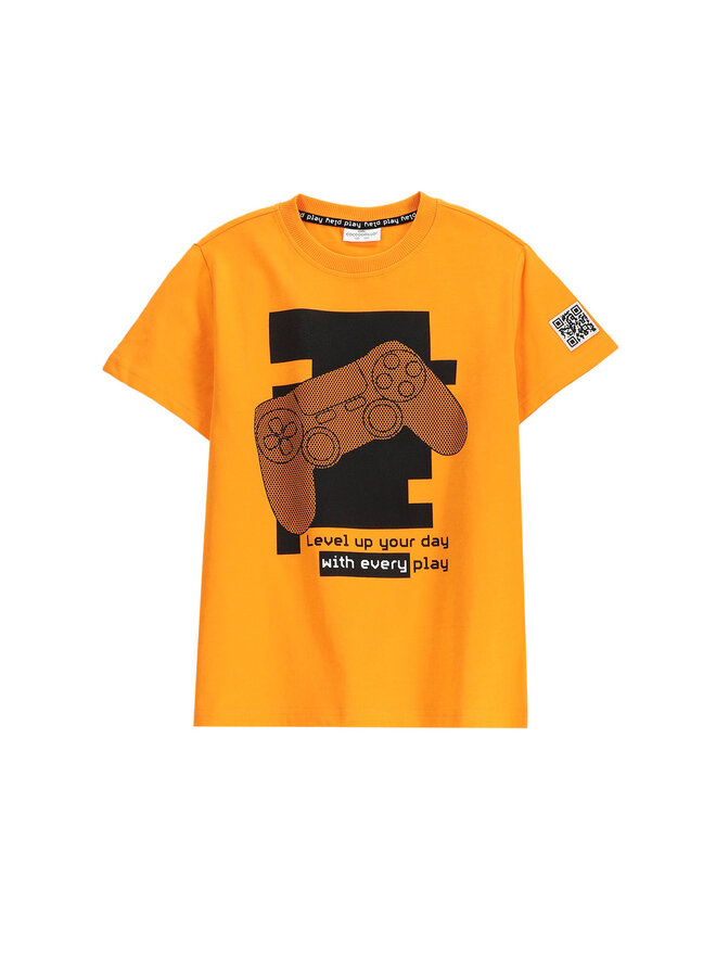 Coccodrillo Coccodrillo T-Shirt WC5143203GBJ Orange Regular Fit