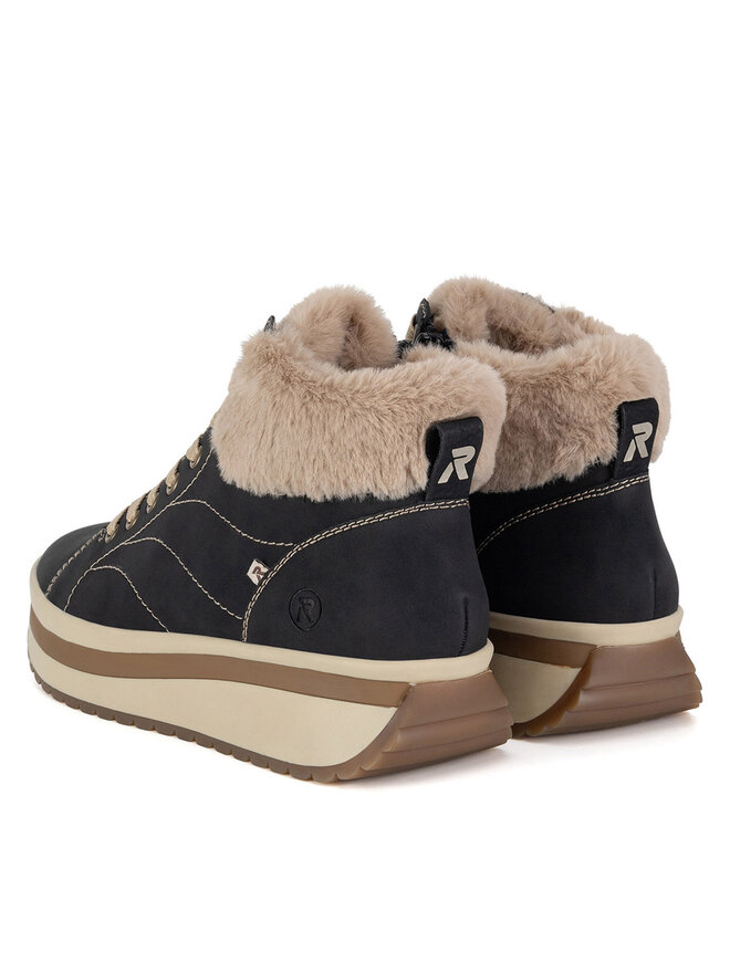 Rieker Revolution Lifestyle Bakancs Rieker Revolution Lifestyle W0961-01 Fekete