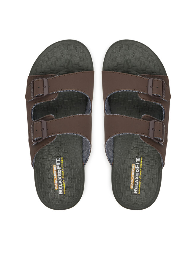 Skechers Pantoletten Skechers Pelem-Rolento 66042/CHOC Braun