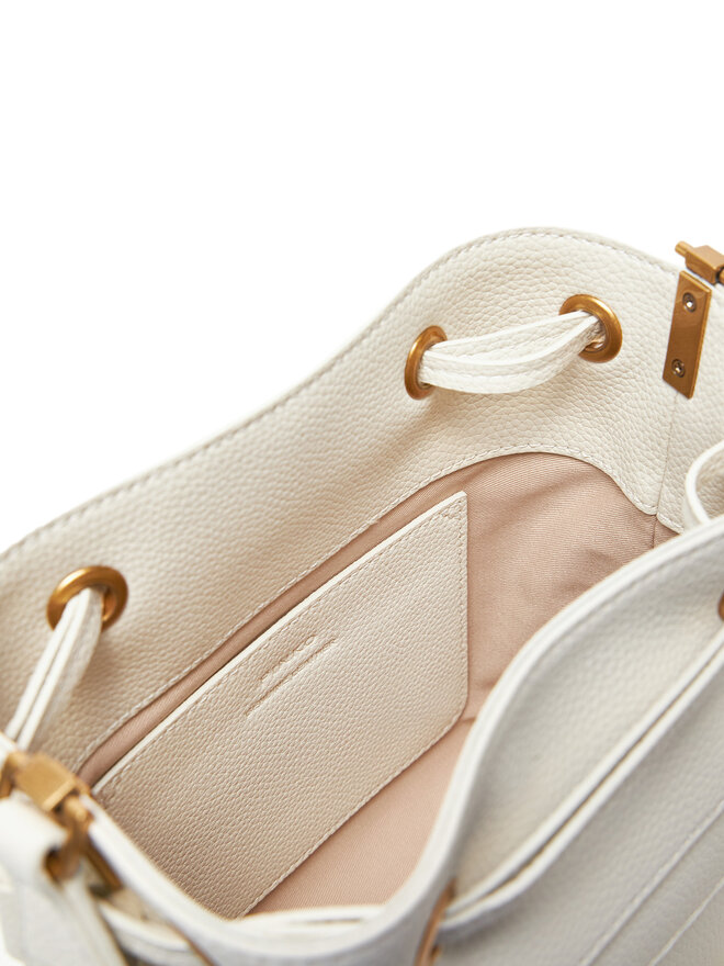PINKO Kabelka PINKO Secchiello Mini PE 25 PLTT 104303 A29Q Écru
