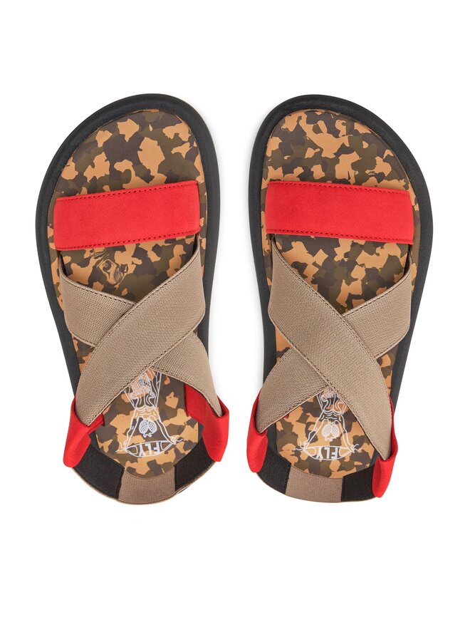 Fly London Σανδάλια Fly London Oakefly P145067002 Κόκκινο