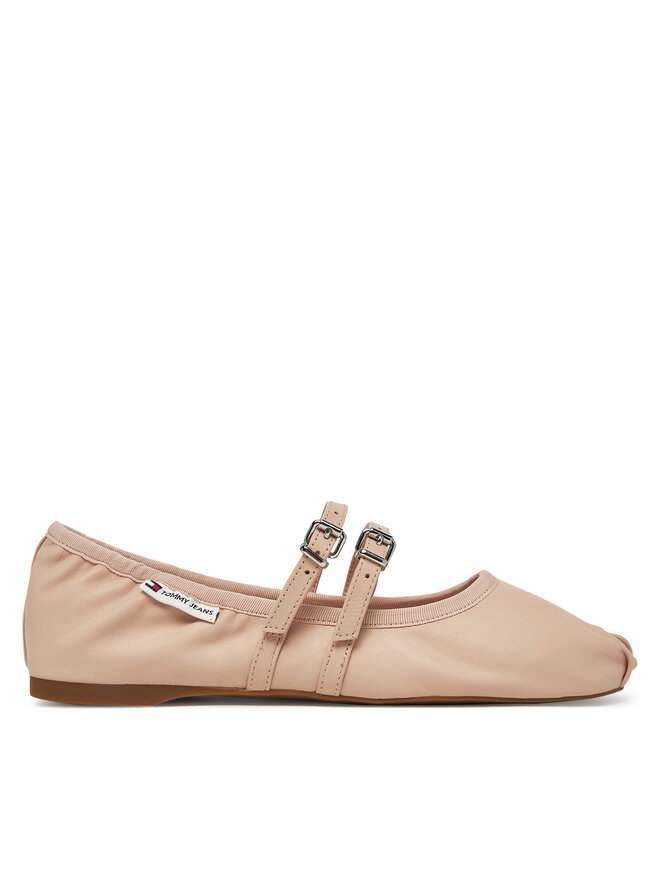 Tommy Jeans Балетки Tommy Jeans Ballerina EN0EN02720 Рожевий