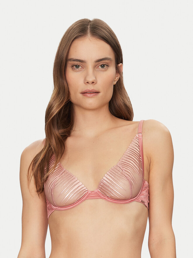 Hunkemöller Hunkemöller Nedrček s kostjo Daphne 300393 Rdeča