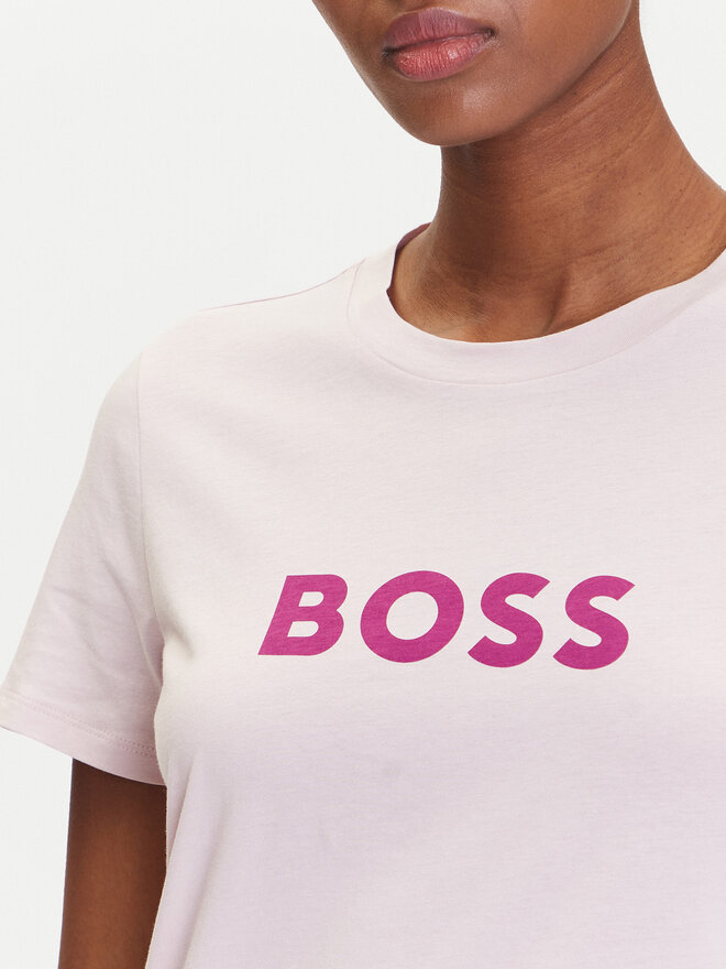 BOSS BOSS T-shirt C_Elogo_5 50501139 Ružičasta Regular Fit