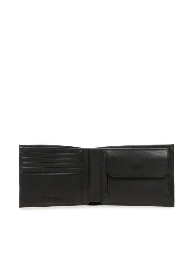 Calvin Klein Velká pánská peněženka Calvin Klein Ck Concise Bifold 5Cc W/Coin L K50K510599 Černá