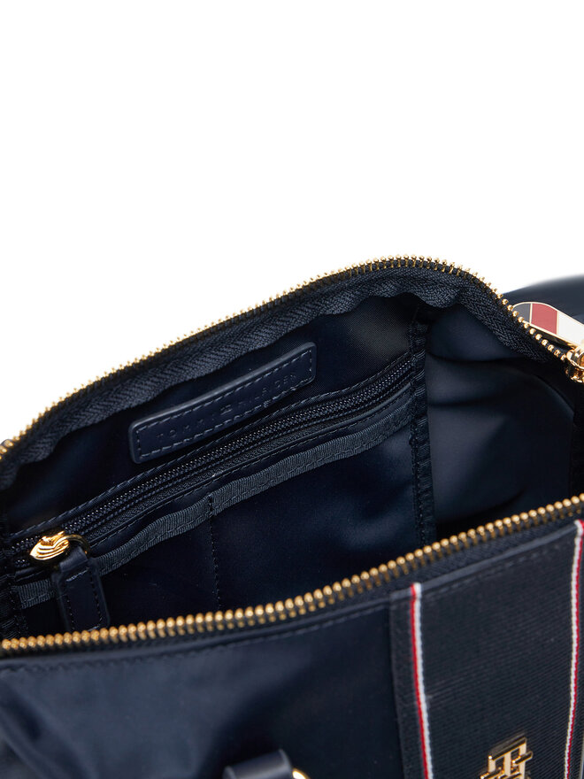 Tommy Hilfiger Torebka Tommy Hilfiger Poppy Small Tote Corp AW0AW17204 Granatowy