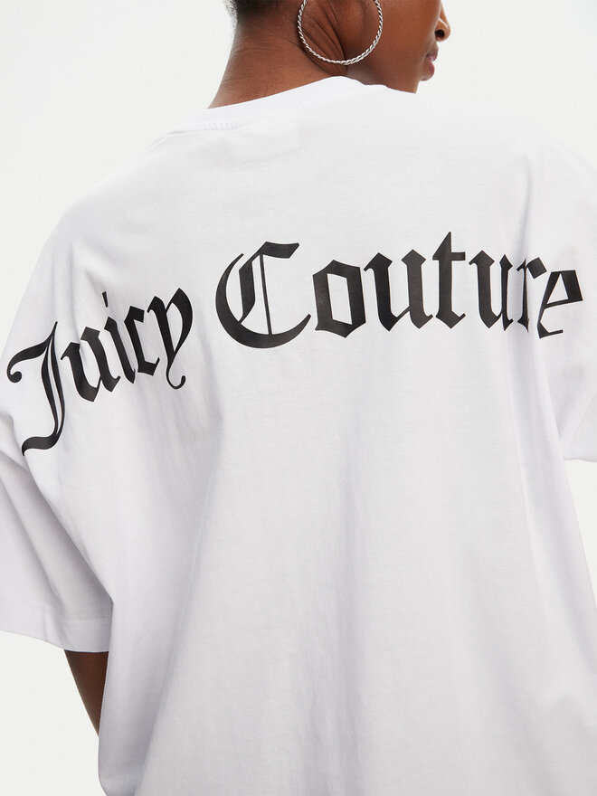 Juicy Couture Juicy Couture Футболка Boyfriend JCTES09 Білий Relaxed Fit
