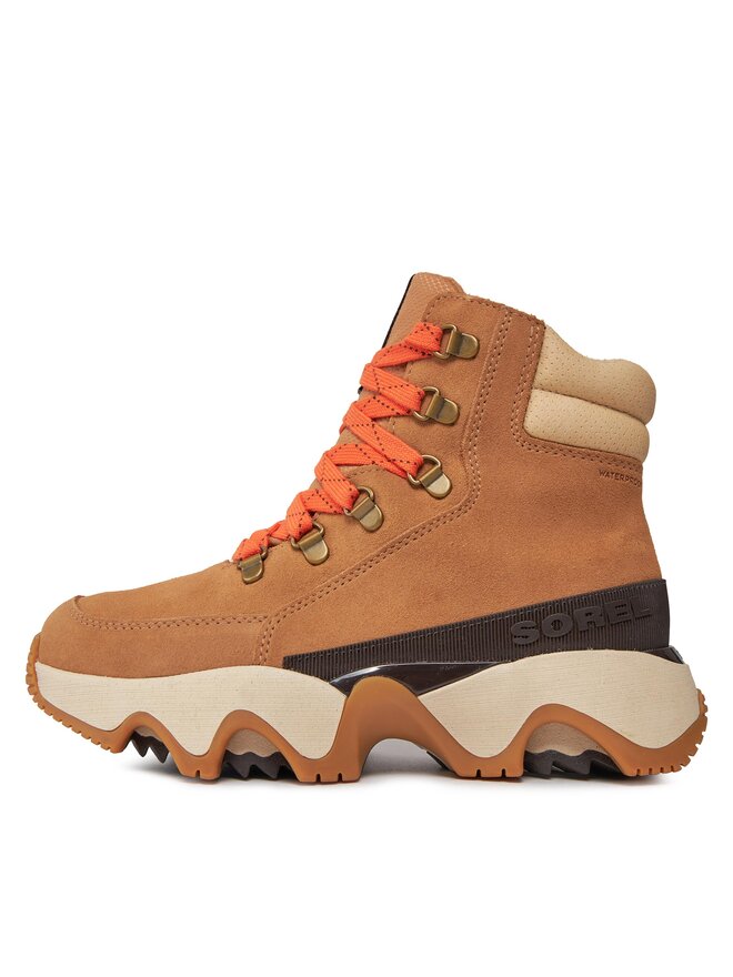 Sorel Schnürstiefeletten Sorel Kinetic™ Impact Conquest Wp NL5040-253 Braun