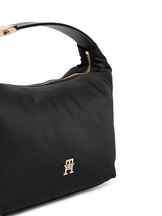 Tommy Hilfiger Handtasche Tommy Hilfiger Th Go Crossover Nylon AW0AW18164 Schwarz