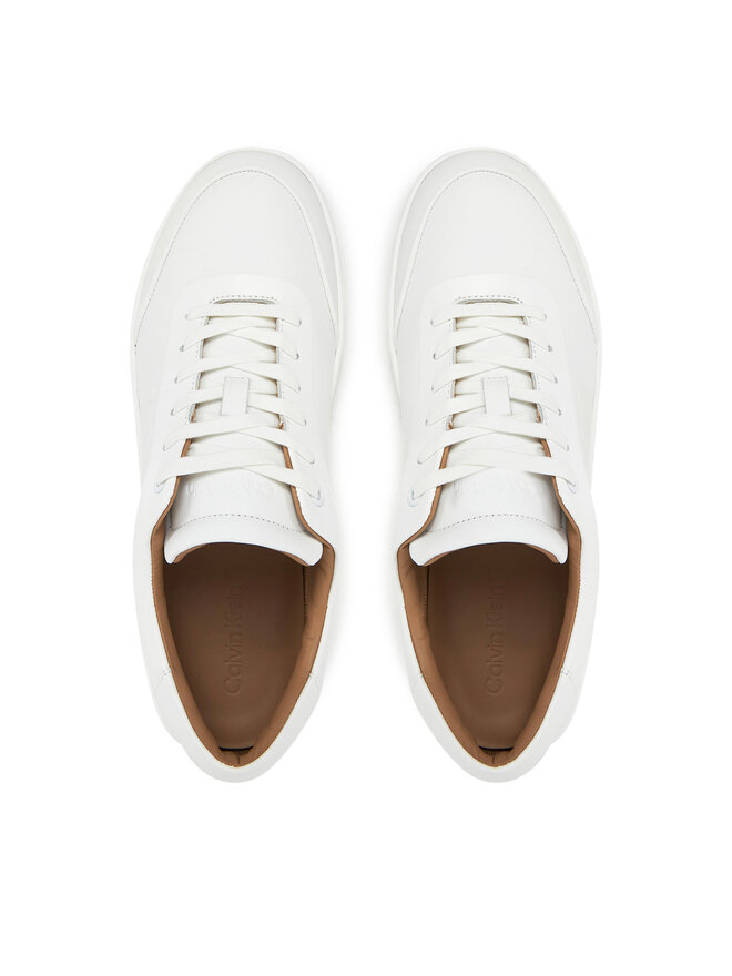 Calvin Klein Αθλητικά Calvin Klein Low Top Lace Up Oxford Rubb Lth HM0HM01708 Λευκό