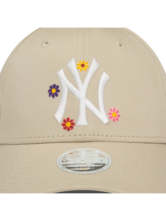 New Era Καπέλο Jockey New Era Wmns Flower 940 Nyy 60435012 Μπεζ