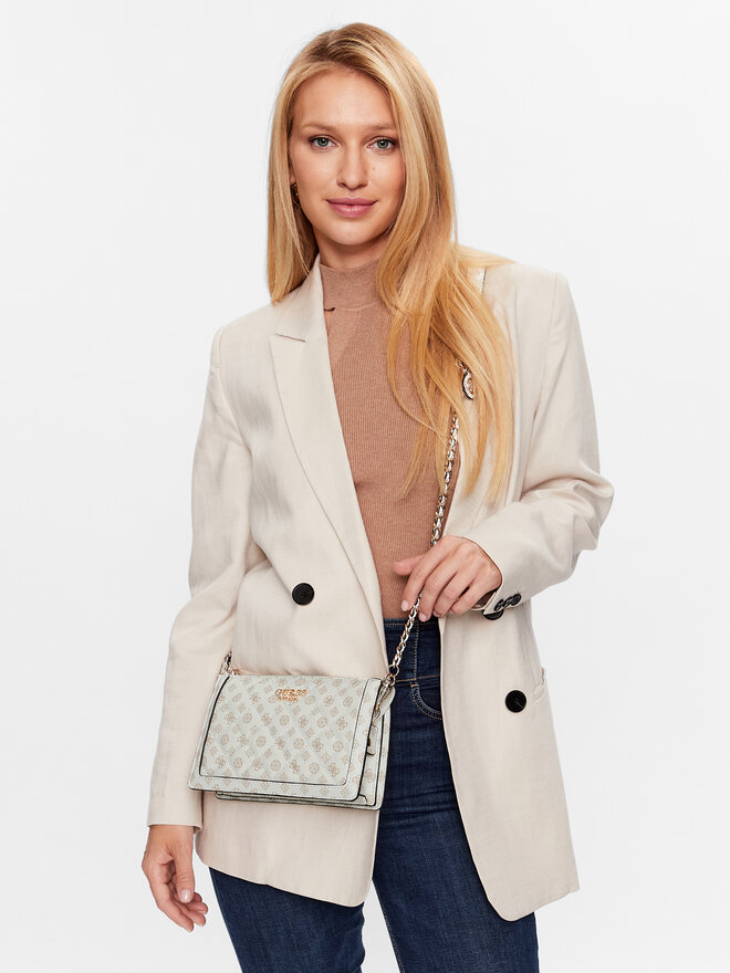 Guess Ročna torba Guess Abey (PG) Mini Bags HWPG85 58730 Bela