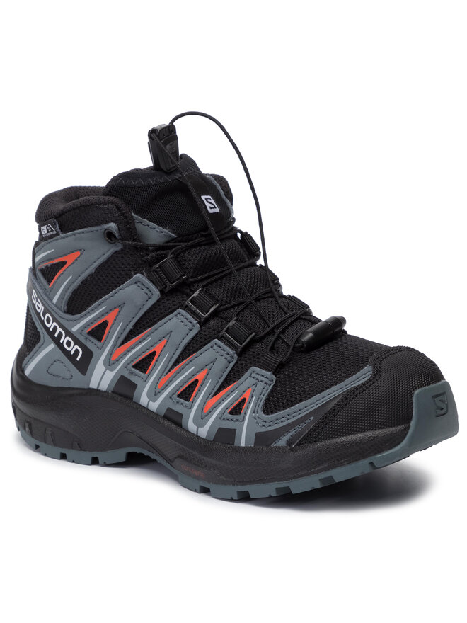 Trekkingschuhe Salomon Xa Pro 3D Mid CSWP J 406512 Schwarz eschuhe