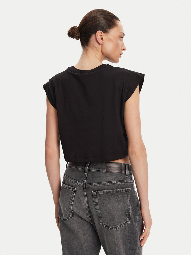 TWINSET TWINSET Póló 251TT2043 Fekete Regular Fit