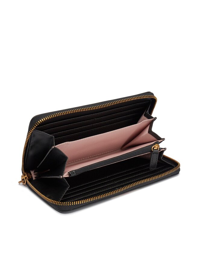Liu Jo Cartera grande para mujer Liu Jo Ecs Xl Zip Around AXX035 E0538 Negro