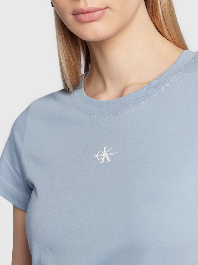 Calvin Klein Jeans Calvin Klein Jeans T-Shirt J20J220300 Himmelblau Slim Fit