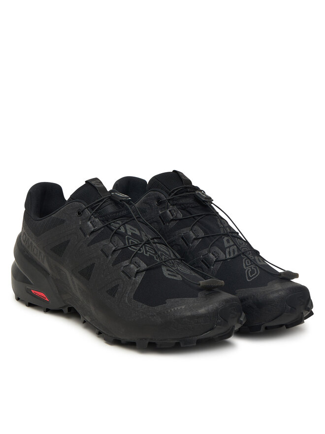 Salomon Взуття для бігу Salomon Speedcross 6 Wide L41744000 Чорний