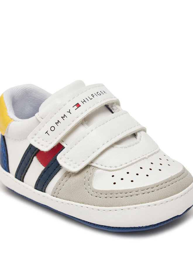 Tommy Hilfiger Zapatillas Tommy Hilfiger Flag Low Sneaker T0B9-33830-1755 Blanco