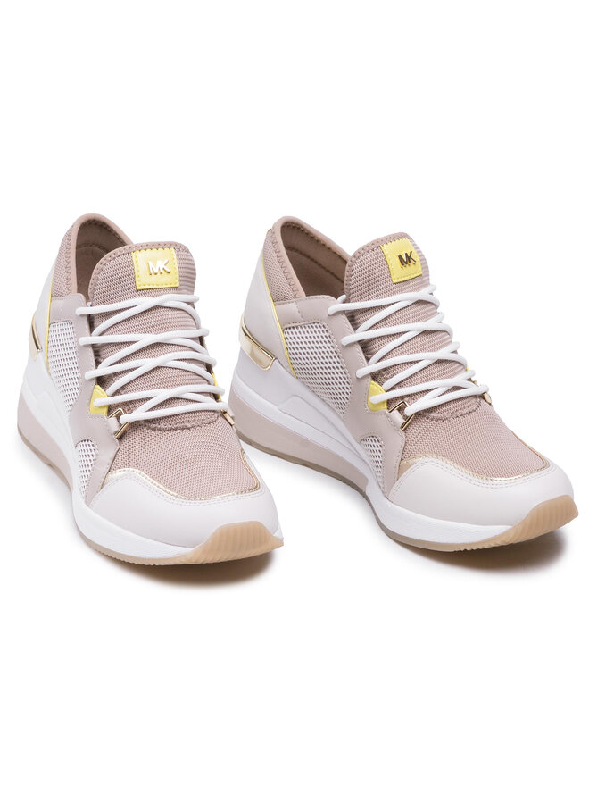 MICHAEL Michael Kors Снікерcи MICHAEL Michael Kors Liv Trainer 43S1LVFS4D Бежевий