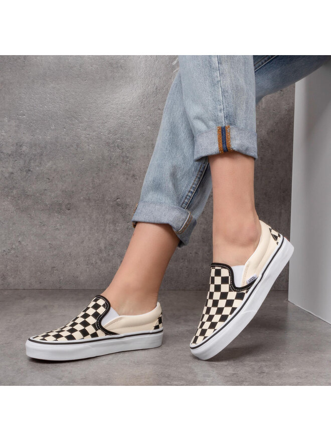 Vans Tenis superge Vans Classic Slip-On VN000EYEBWW1 Écru