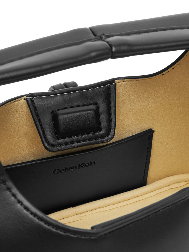 Calvin Klein Jeans Τσάντα Calvin Klein Jeans Stone Lock Slouchy Crossbody Bag LV04K3177G Μαύρο