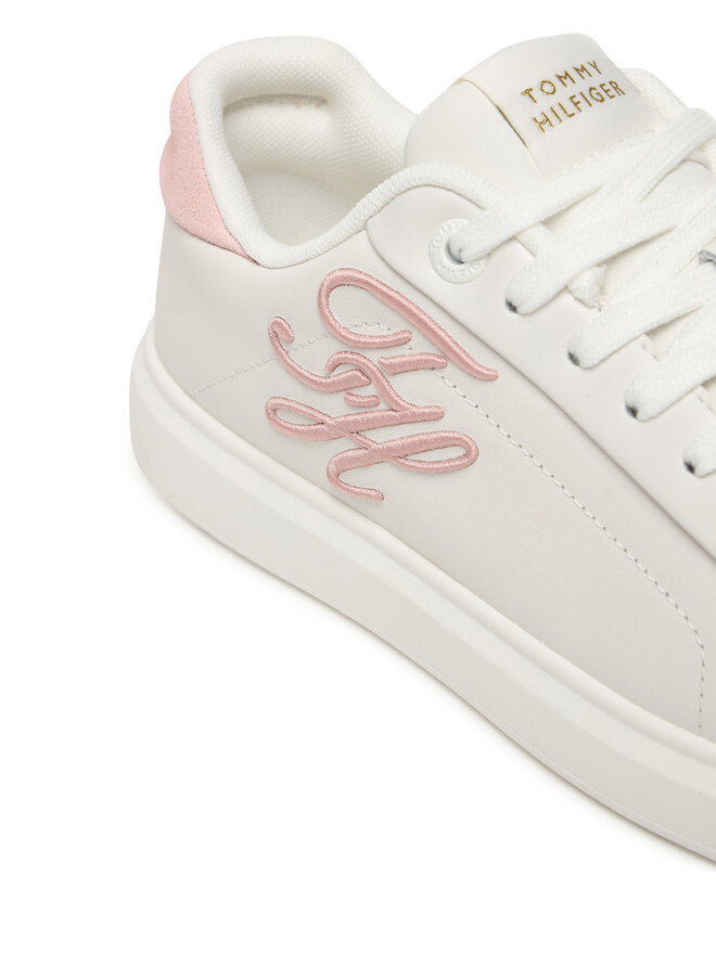 Tommy Hilfiger Sneakers Tommy Hilfiger Th Icon Court Script FW0FW09363 Weiß
