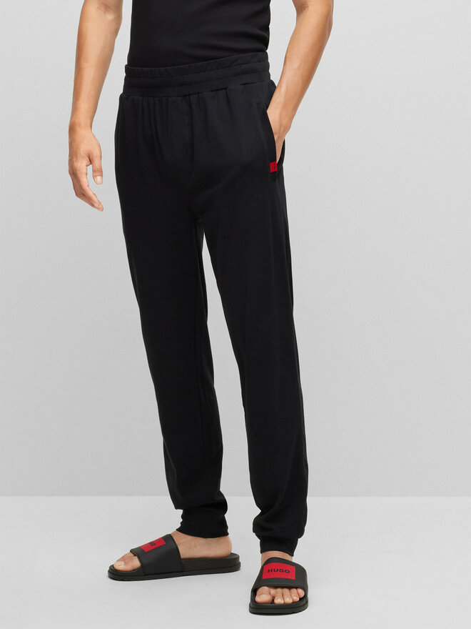 HUGO Hugo Pyjamahose Labelled 50478929 Schwarz Regular Fit