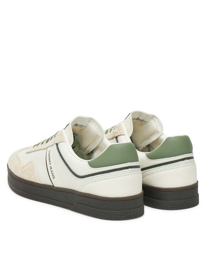 Tommy Jeans Sneakers Tommy Jeans The Greenwich Leather EM0EM01587 Alb