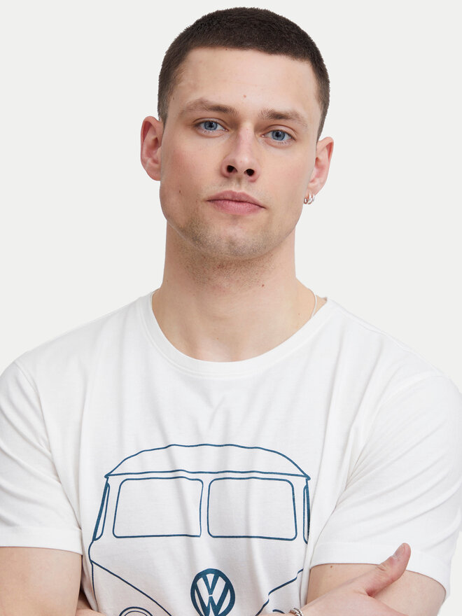 Blend Blend Camiseta 20716993 Blanco Regular Fit
