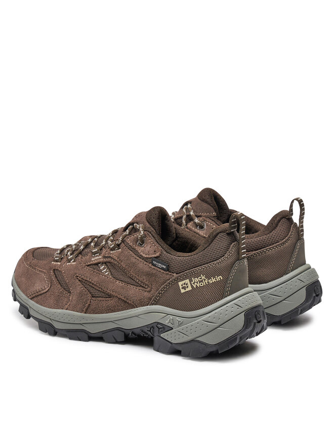 Jack Wolfskin Trekkingi Jack Wolfskin Vojo Tour Texapore Low M A62070 Brązowy