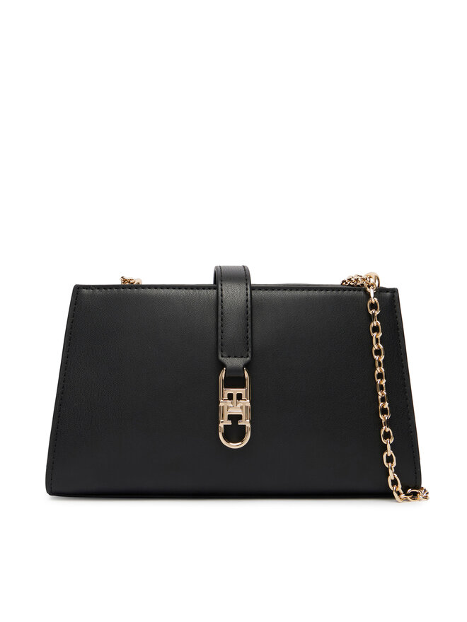 Tommy Hilfiger Handtasche Tommy Hilfiger Th Libre Chain Crossover AW0AW18614 Schwarz