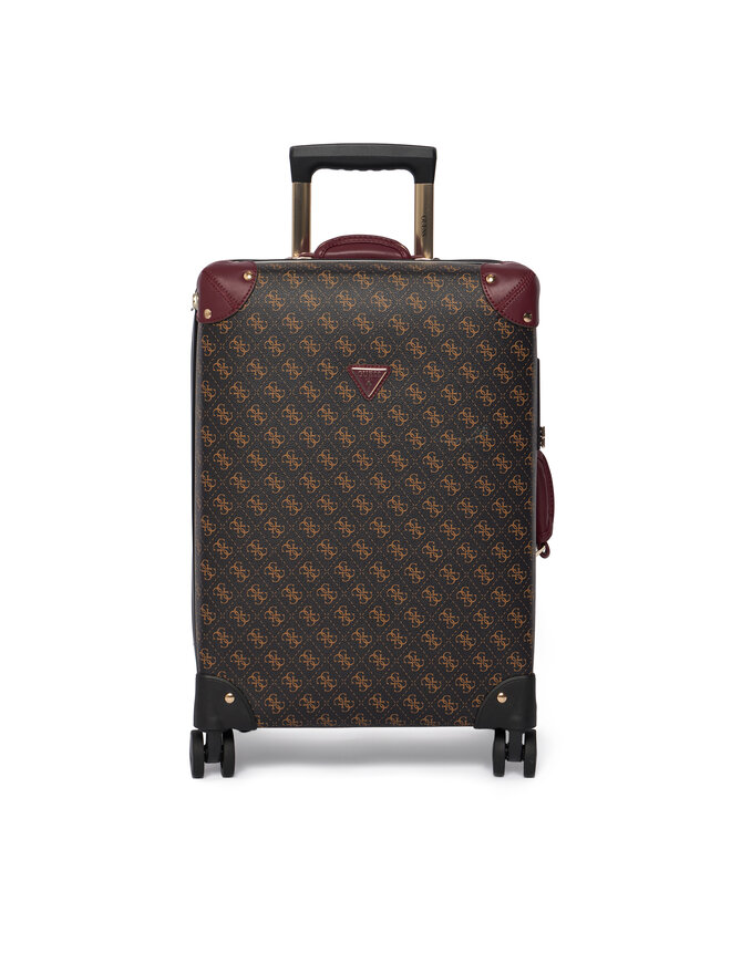 Guess Салонна валіза Guess Latona Travel TWLQ92 11983 Коричневий