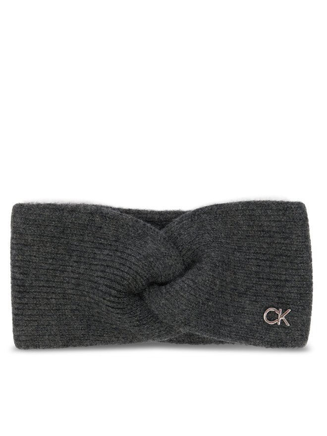 Calvin Klein Stirnband Calvin Klein Chunky K60K612872 Dunkelgrau