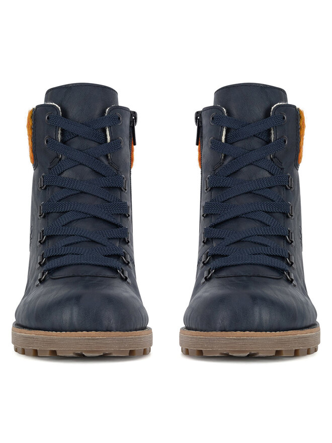 Rieker Schnürschuhe Rieker Z0445-14 Blau